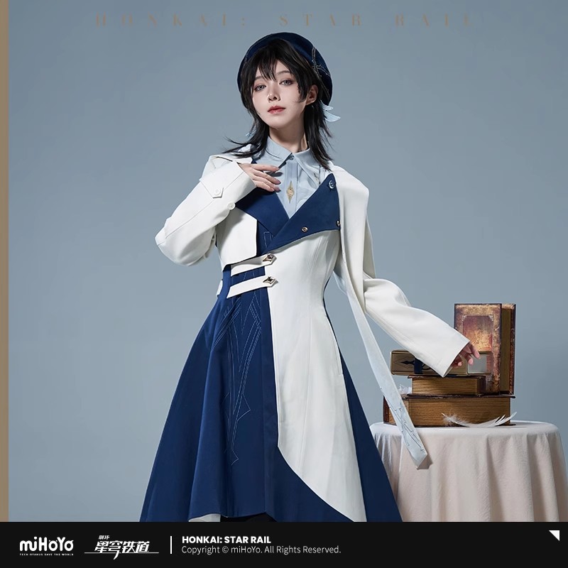 Wool Coat Peacoat - [Echte] miHoYo Game Sunday Jas Honkai