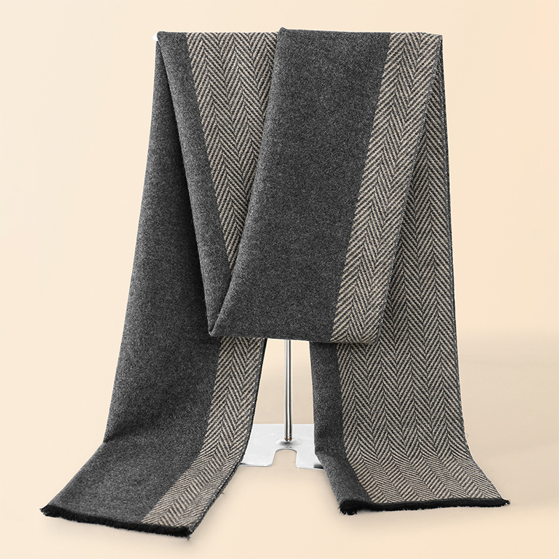 Wool Scarf Men - Luxe Winter Mannen Sjaal Warme Herfst