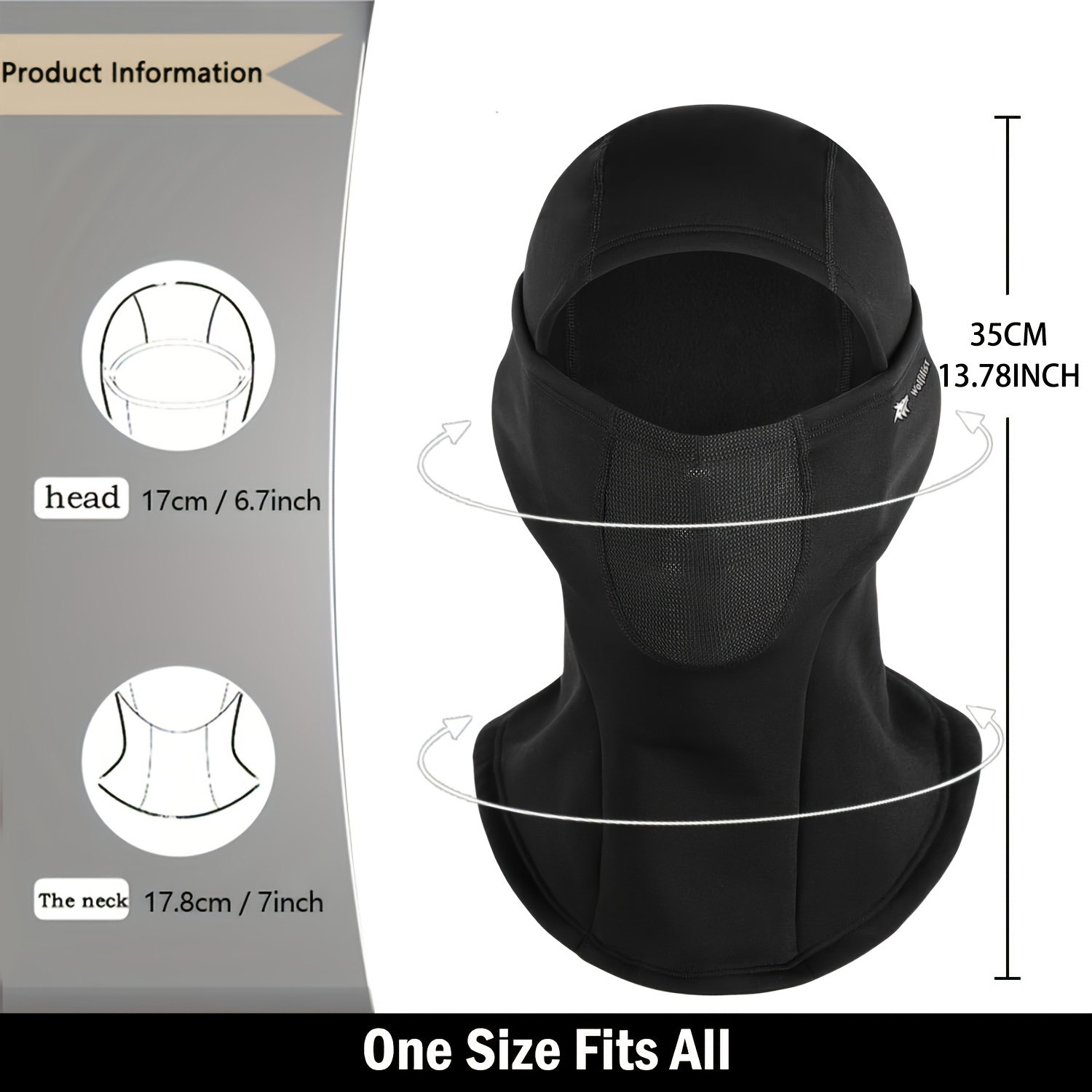 Skifietsmasker voor heren en d - Neck Gaiter Fleece recensie en prijs