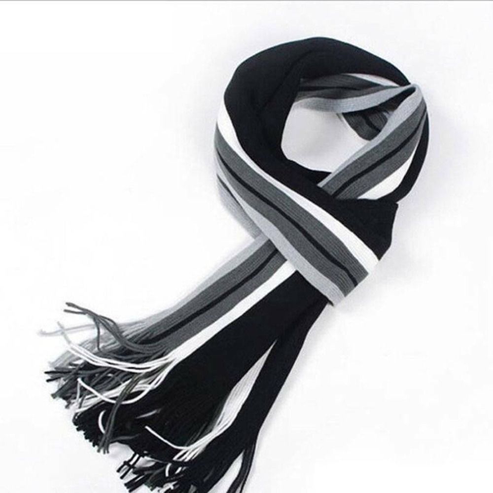Kasjmier Heren Gestreepte Sjaa - Wool Scarf Men recensie en prijs