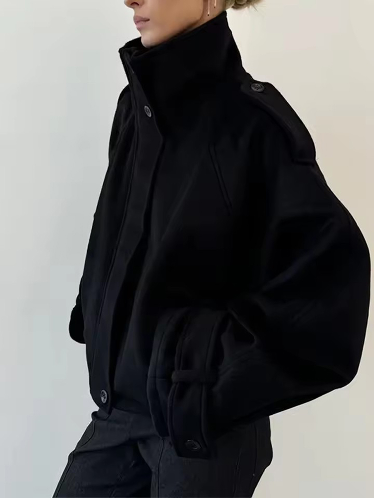 Vintage losse wollen jas met o - Wool Coat Peacoat recensie en prijs