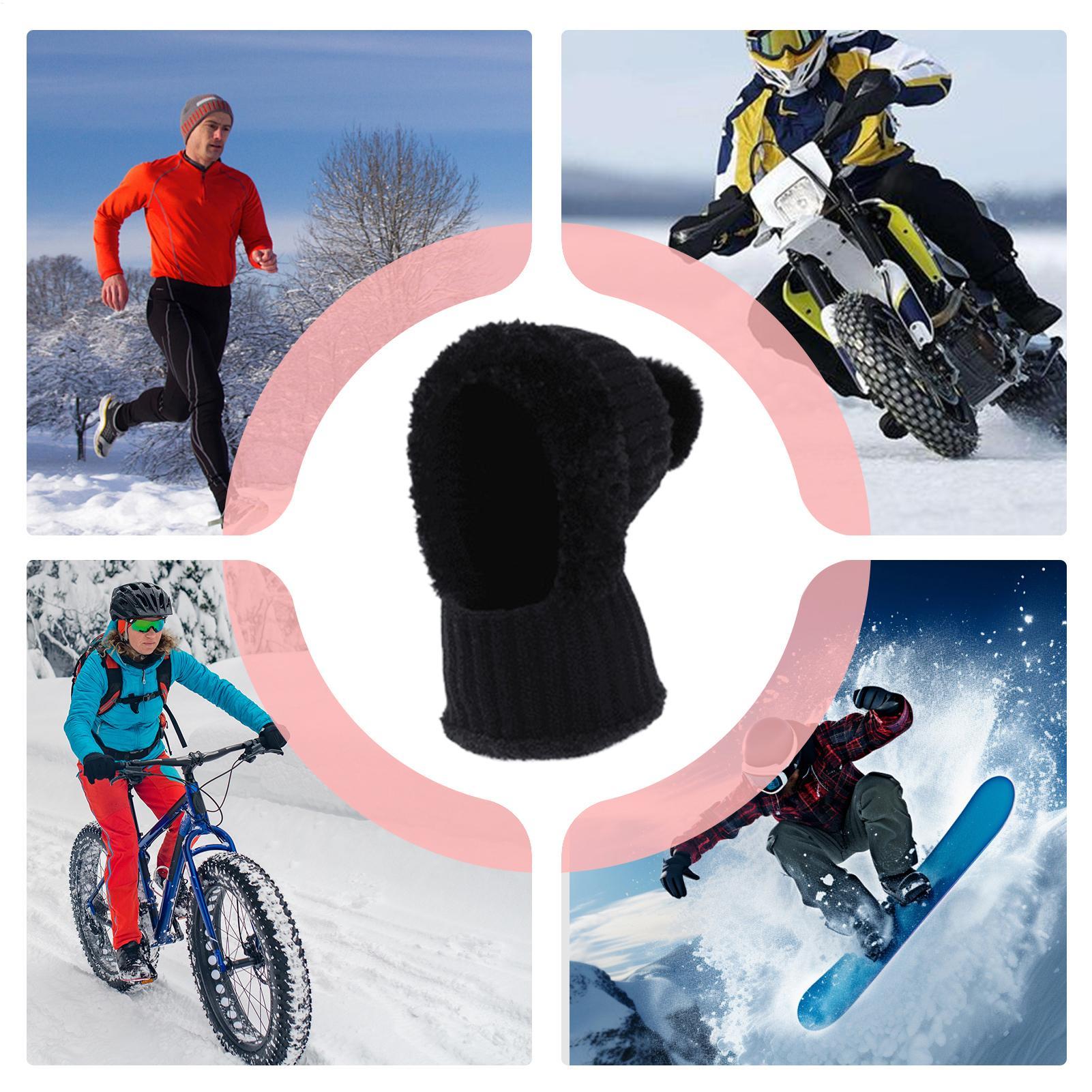 Gebreide muts Herfstmuts met n - Neck Gaiter Fleece recensie en prijs
