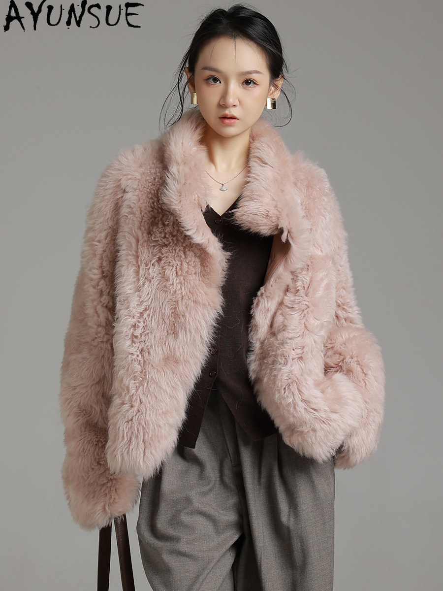 AYUNSUE Natuurlijke Toscane Sc - Wool Coat Peacoat recensie en prijs